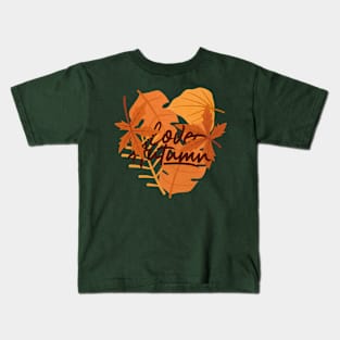 love autumn Kids T-Shirt